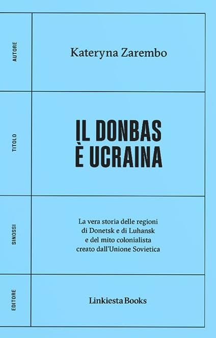 Copertina del libro 'Donbas è Ucraina'