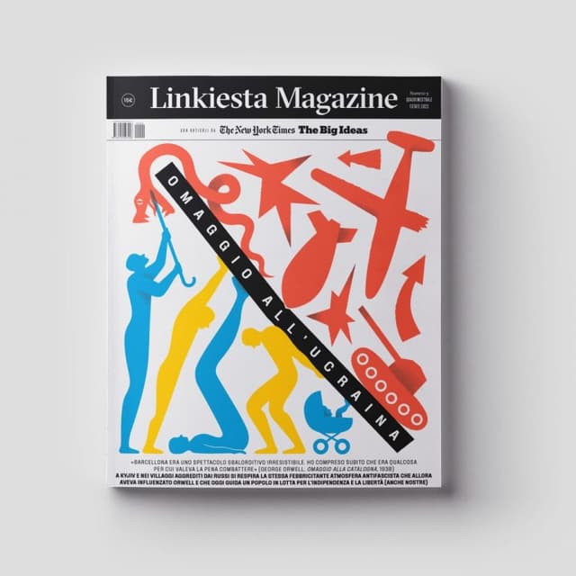 Copertina del libro 'Linkiesta Magazine. Omaggio all’Ucraina'